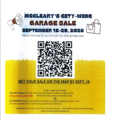 CITY-WIDE GARAGE SALE 8/18-20/26