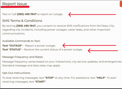 Report Outages